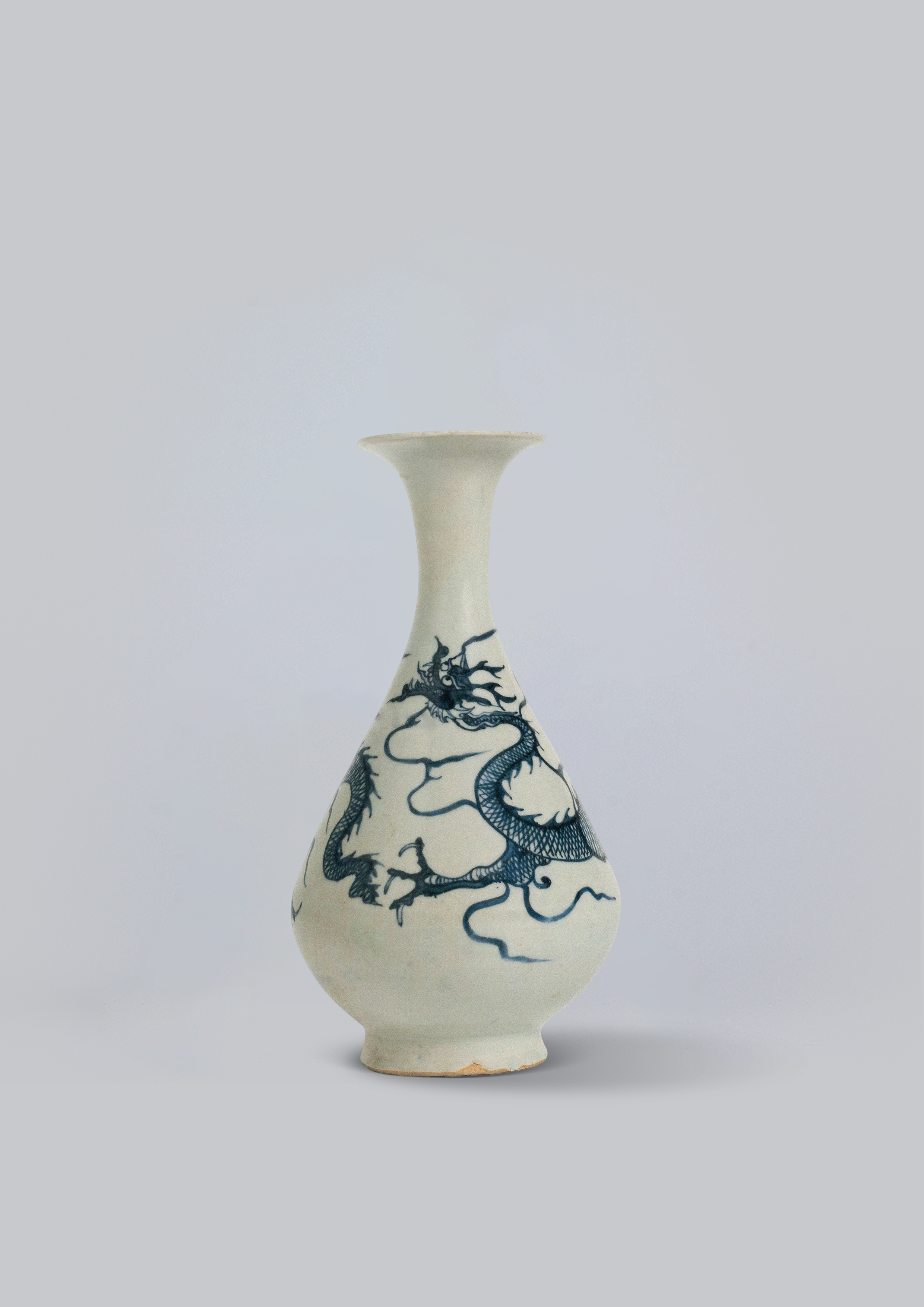 元 青花龙纹玉壶春瓶